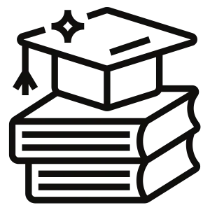 icon of books to represent education